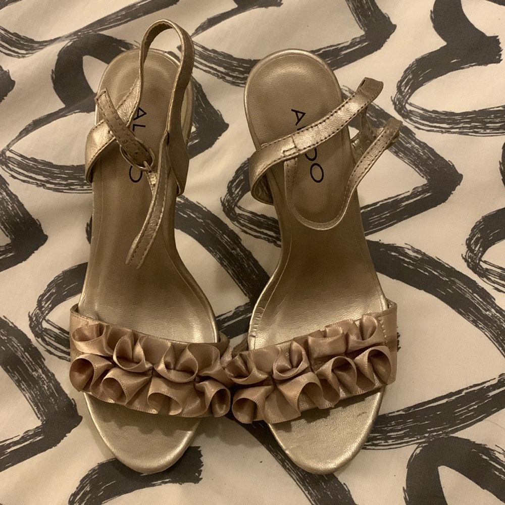 ALDO Golden Heels